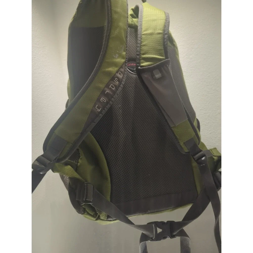 Osprey Hydration Backpack Olive Green Hiking Cycling Daypack No Bladder